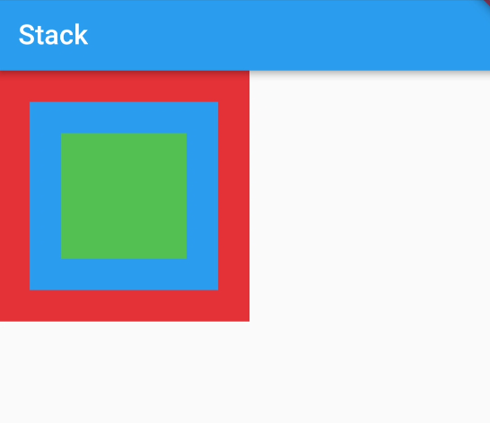 Stack in Flutter with Alignment in Center