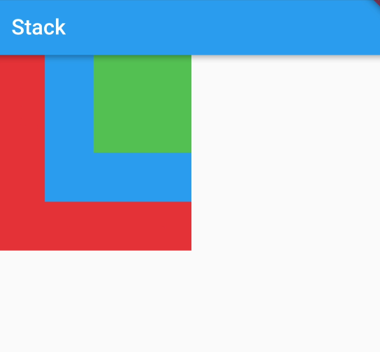 Stack in Flutter With TextDirection Attribute