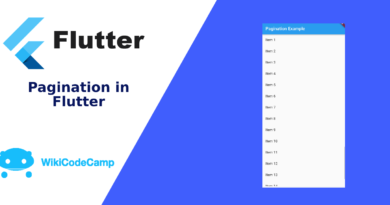 pagination in flutter