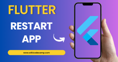 Flutter Restart App