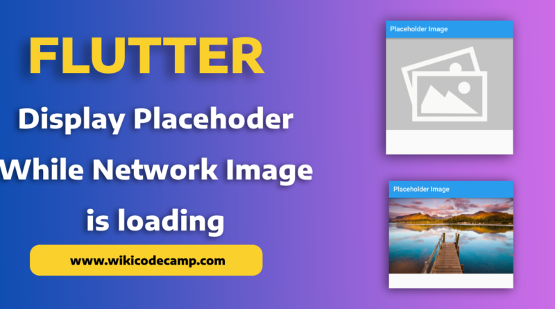 flutter placeholder