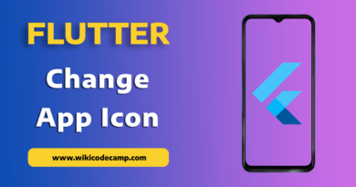 change flutter app icon