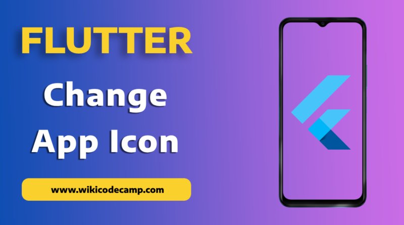 change flutter app icon