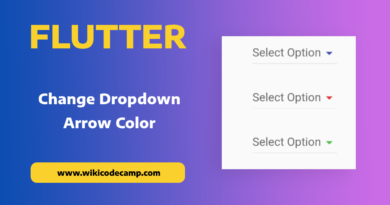 Dropdown arrow color