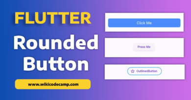 rounded button Flutter