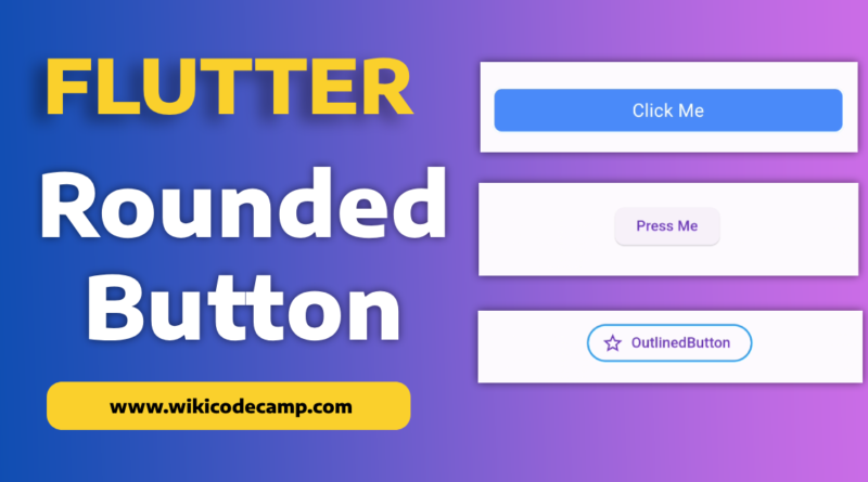 rounded button Flutter