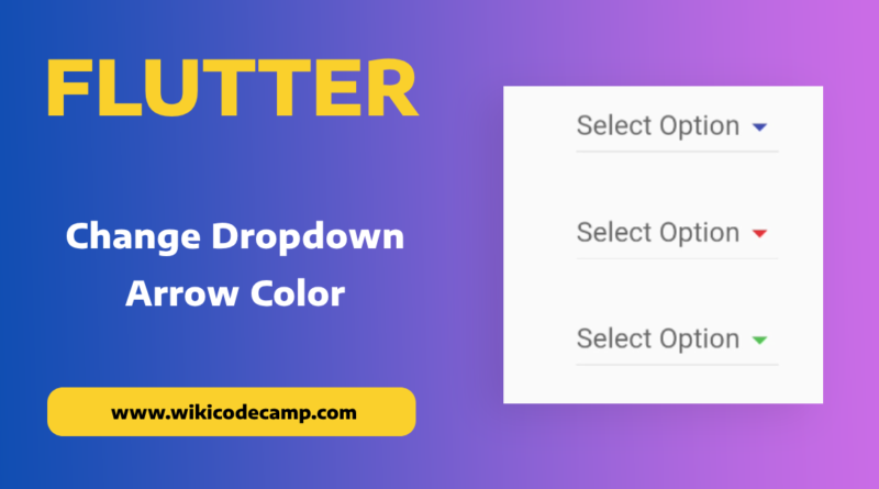 Dropdown arrow color