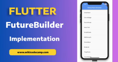 FutureBuilder Flutter